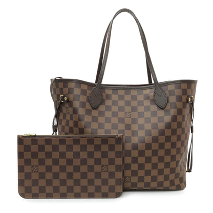 Exclusive Louis Vuitton Damier Ebene Neo Neverfull MM — Front View