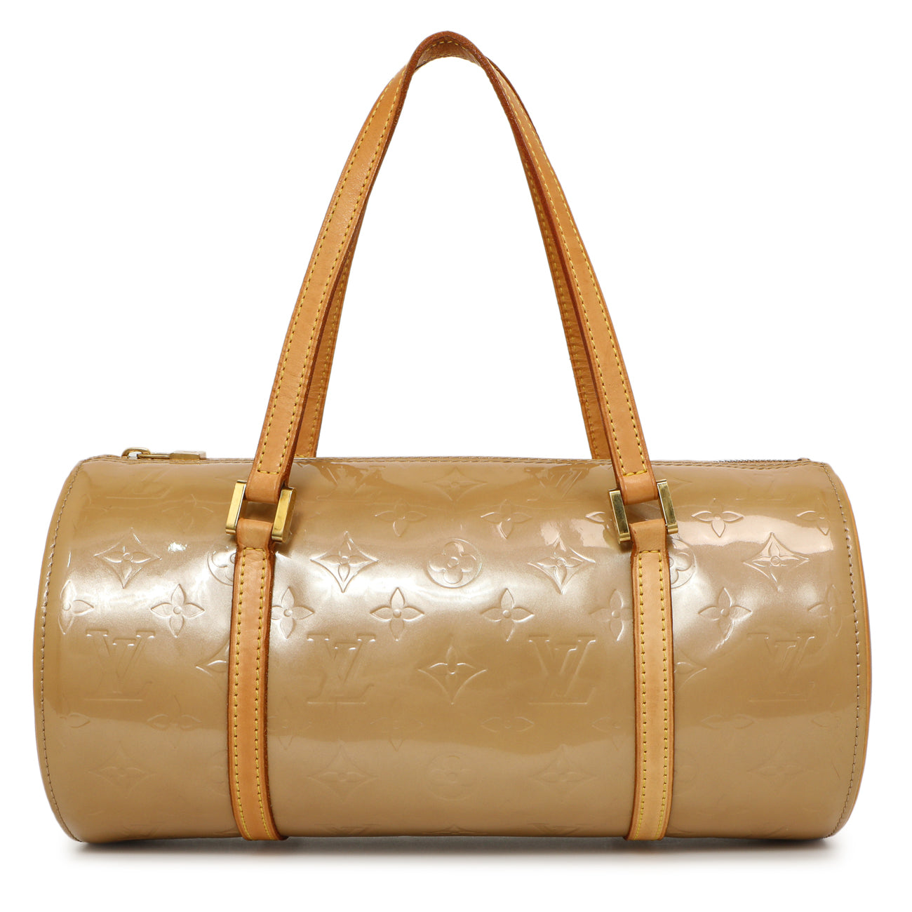 Exclusive Louis Vuitton Beige Vernis Bedford — Front View