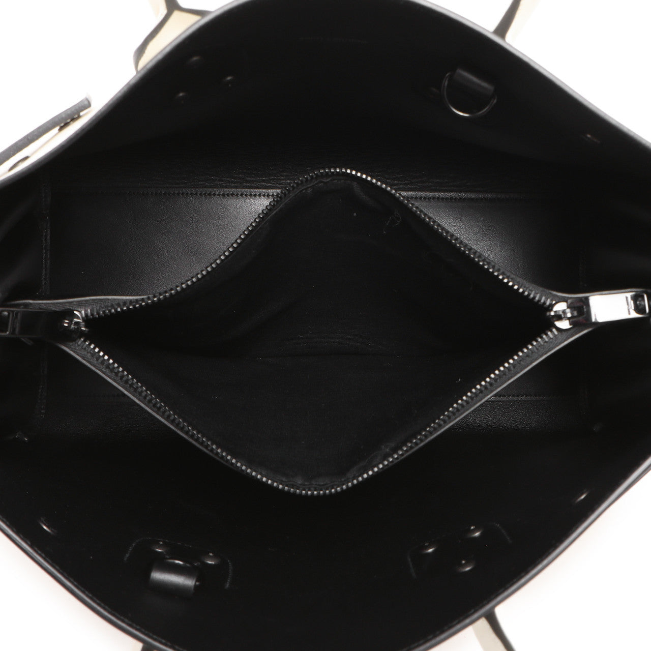 Exclusive Saint Laurent White Calfskin Small Sac De  Jour — Alternate View 8