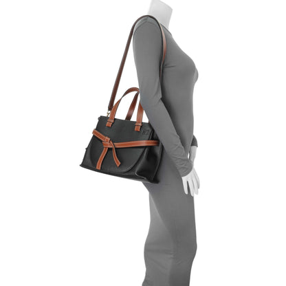 Exclusive Loewe Black Calfskin Small Gate Tote — Alternate View 11