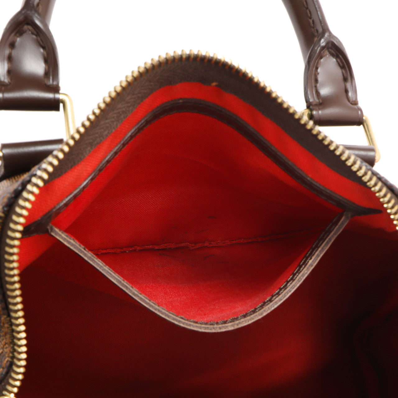 Exclusive Louis  Vuitton  Damier  Ebene  Speedy 30 — Detail View