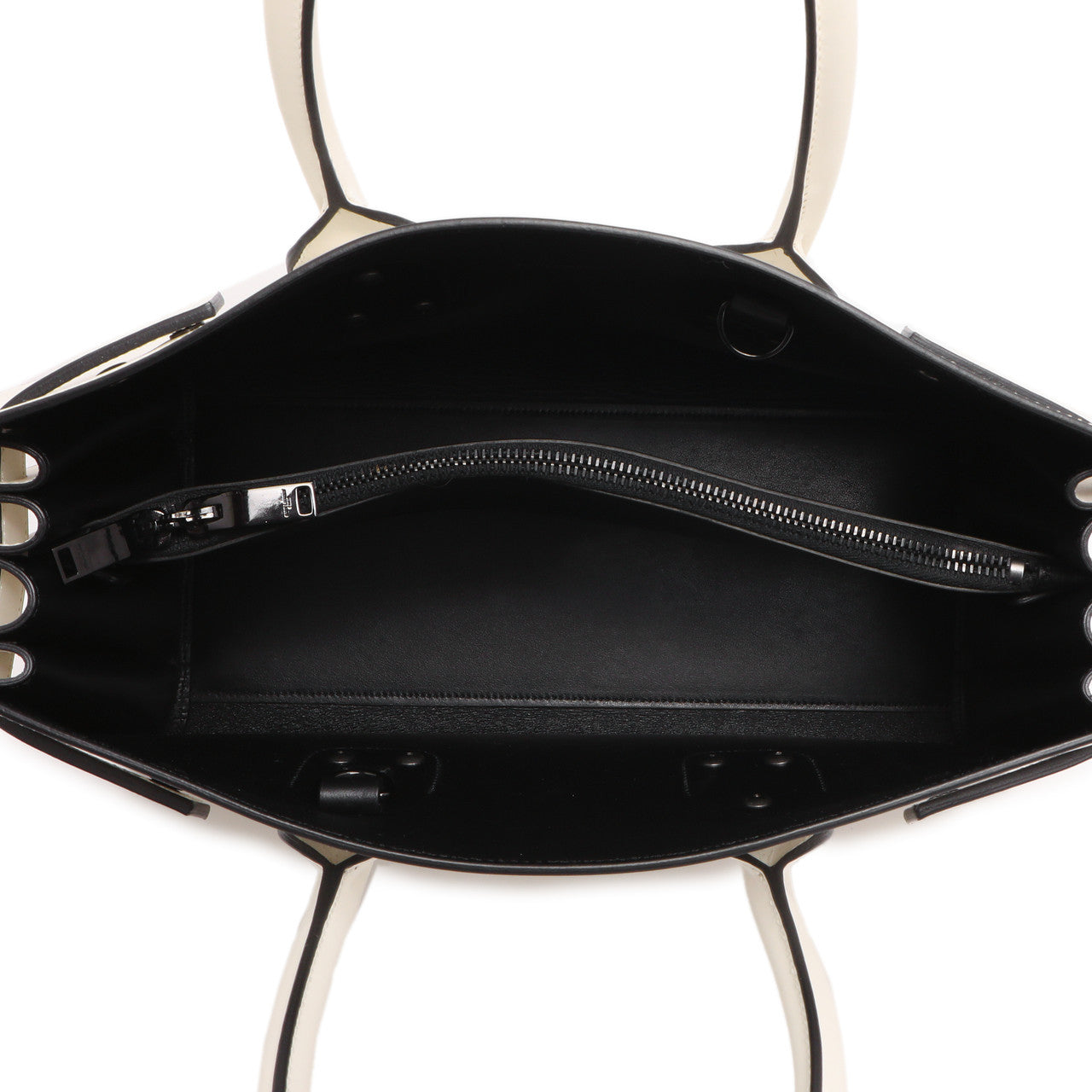 Exclusive Saint Laurent White Calfskin Small Sac De  Jour — Alternate View 15