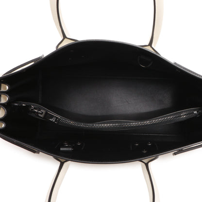 Exclusive Saint Laurent White Calfskin Small Sac De  Jour — Alternate View 7