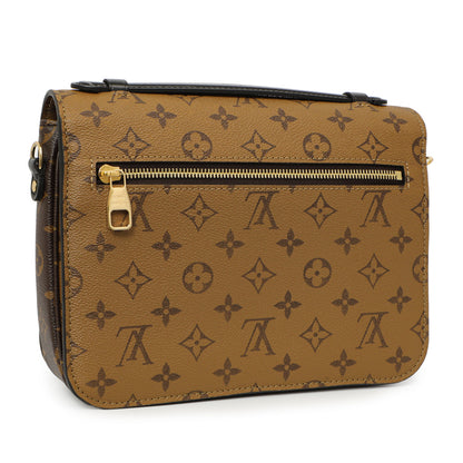 Exclusive Louis Vuitton Monogram Reverse Pochette Metis — Side View