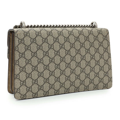 Exclusive Gucci GG Supreme Monogram Small Dionysus Shoulder Bag — Side View