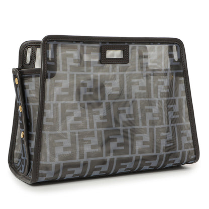 Exclusive Fendi Mesh Vitello Century FF 1974 Mini Peekaboo Defender Cover — Side View
