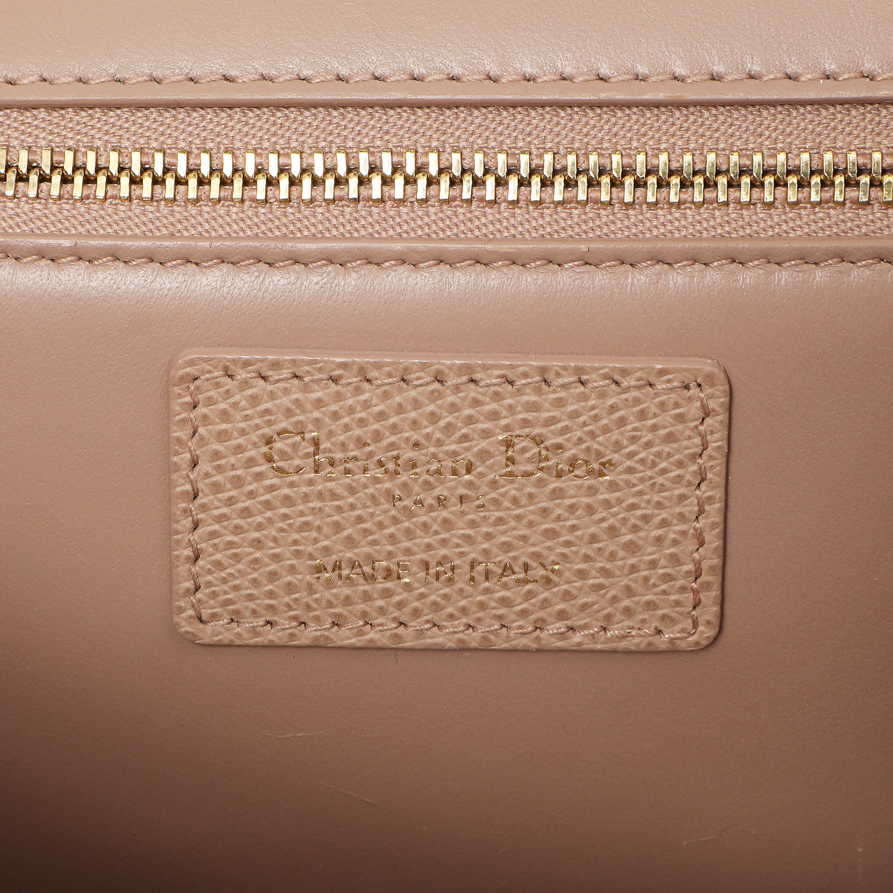 Exclusive Christian Dior Blush Grained Calfskin 30 Montaigne Chain Flap Bag — Alternate View 10