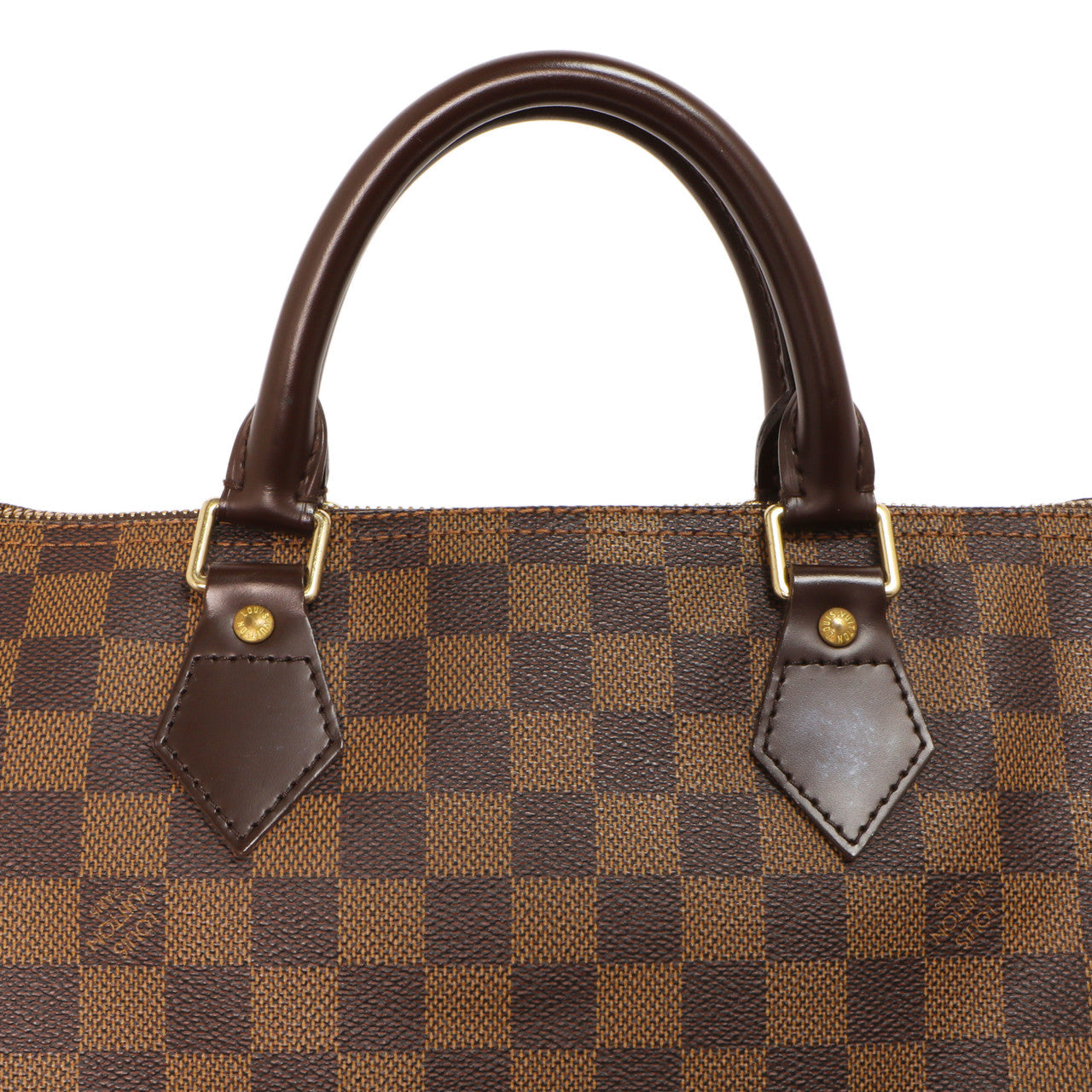 Exclusive Louis  Vuitton  Damier  Ebene  Speedy 30 — Alternate View 8