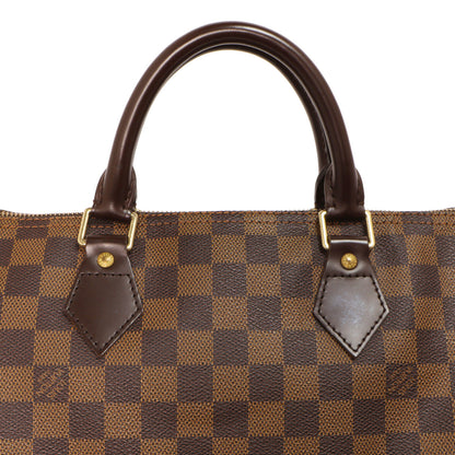 Exclusive Louis  Vuitton  Damier  Ebene  Speedy 30 — Alternate View 8