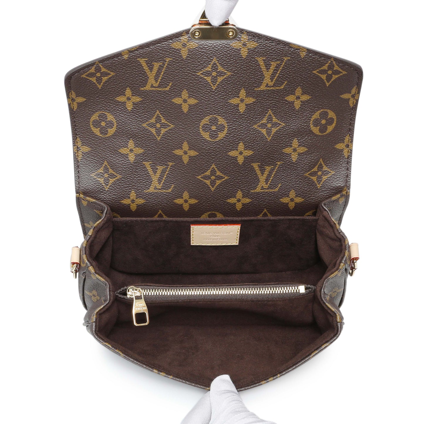 Exclusive Louis Vuitton Monogram Pochette Metis East West — Top View