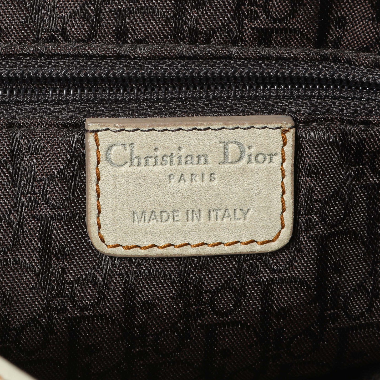 Exclusive Christian Dior Calfskin Gaucho Saddle Bag — Alternate View 9