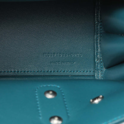 Exclusive Saint Laurent Teal Calfskin Nano Sac De Jour — Alternate View 10