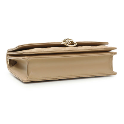 Exclusive Christian Dior Biscuit Cannage Lambskin My Dior Top Handle Bag — Back View