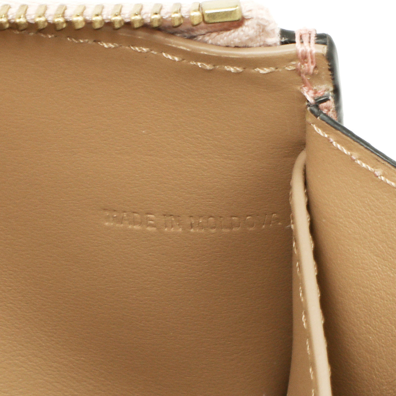 Exclusive Burberry Pink Calfskin Zip Wallet With Coin Pouch — Alternate View 9