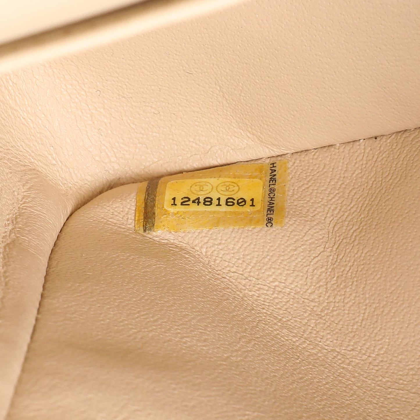 Exclusive Chanel Beige Caviar Medium Classic Flap — Lifestyle View