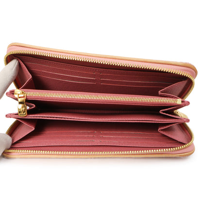 Exclusive Louis Vuitton Pink Denim Monogram Jacquard Zippy Wallet — Alternate View 8