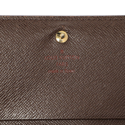 Exclusive Louis Vuitton Damier Ebene Porte-Monnaie Billets Tresor Wallet — Alternate View 14
