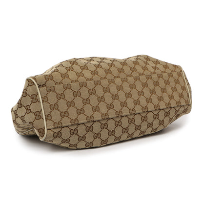 Exclusive Gucci Ivory Monogram Medium Sukey Tote — Back View