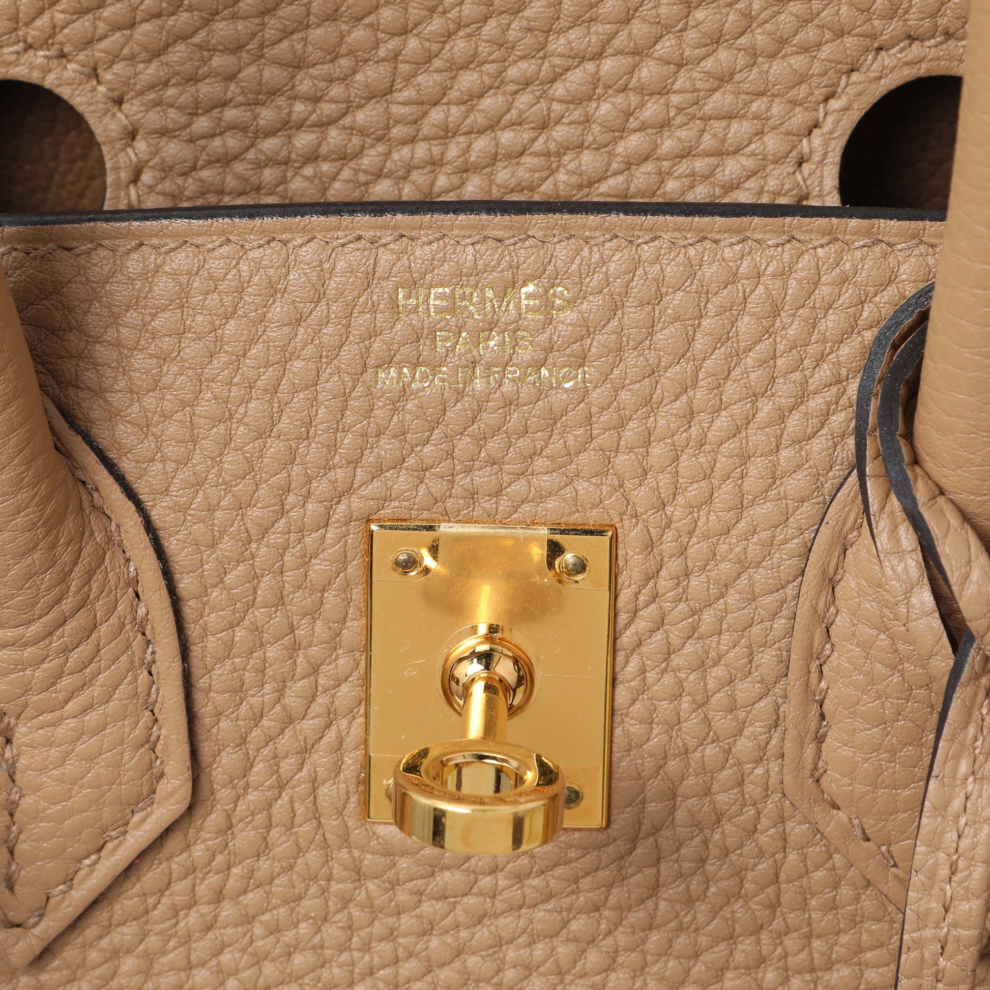 Exclusive Hermes Chai Togo Birkin 25 — Alternate View 9