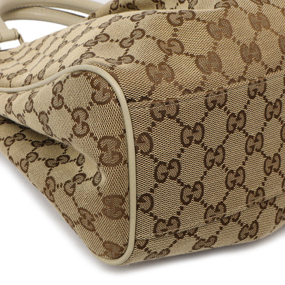 Exclusive Gucci Ivory Monogram Medium Sukey Tote — Lifestyle View