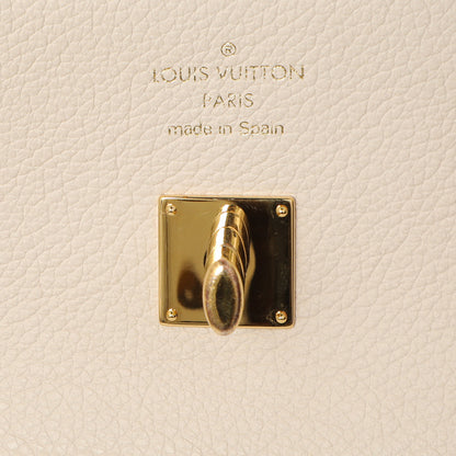 Exclusive Louis Vuitton Black Grained Calfskin Lockme Chain Phone Pouch — Alternate View 9