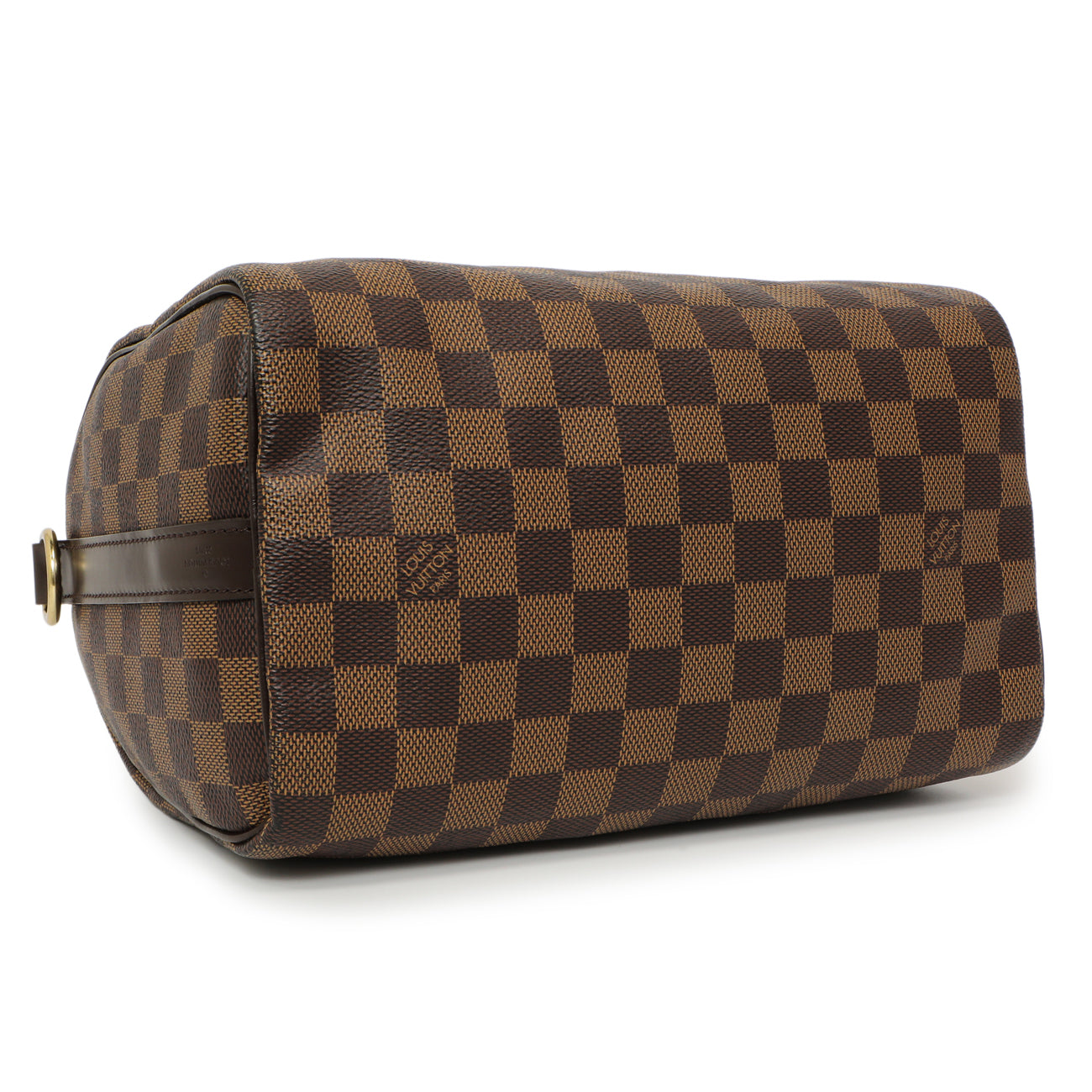 Exclusive Louis Vuitton Damier Ebene Speedy Bandouliere 25 — Back View