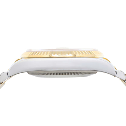 Exclusive Rolex 18K Yellow Gold Stainless Steel Datejust 36 116233 — Top View