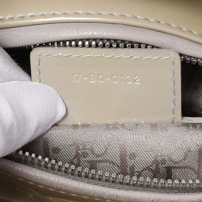 Exclusive Christian Dior Metallic Grey Patent Cannage Medium Lady Dior — Alternate View 10
