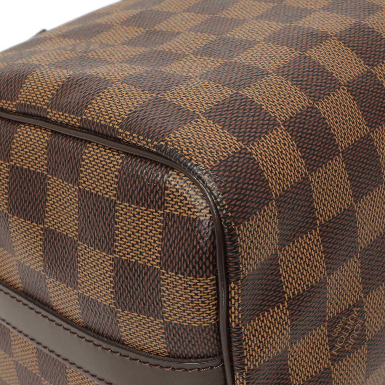 Exclusive Louis Vuitton Damier Ebene Speedy Bandouliere 25 — Lifestyle View