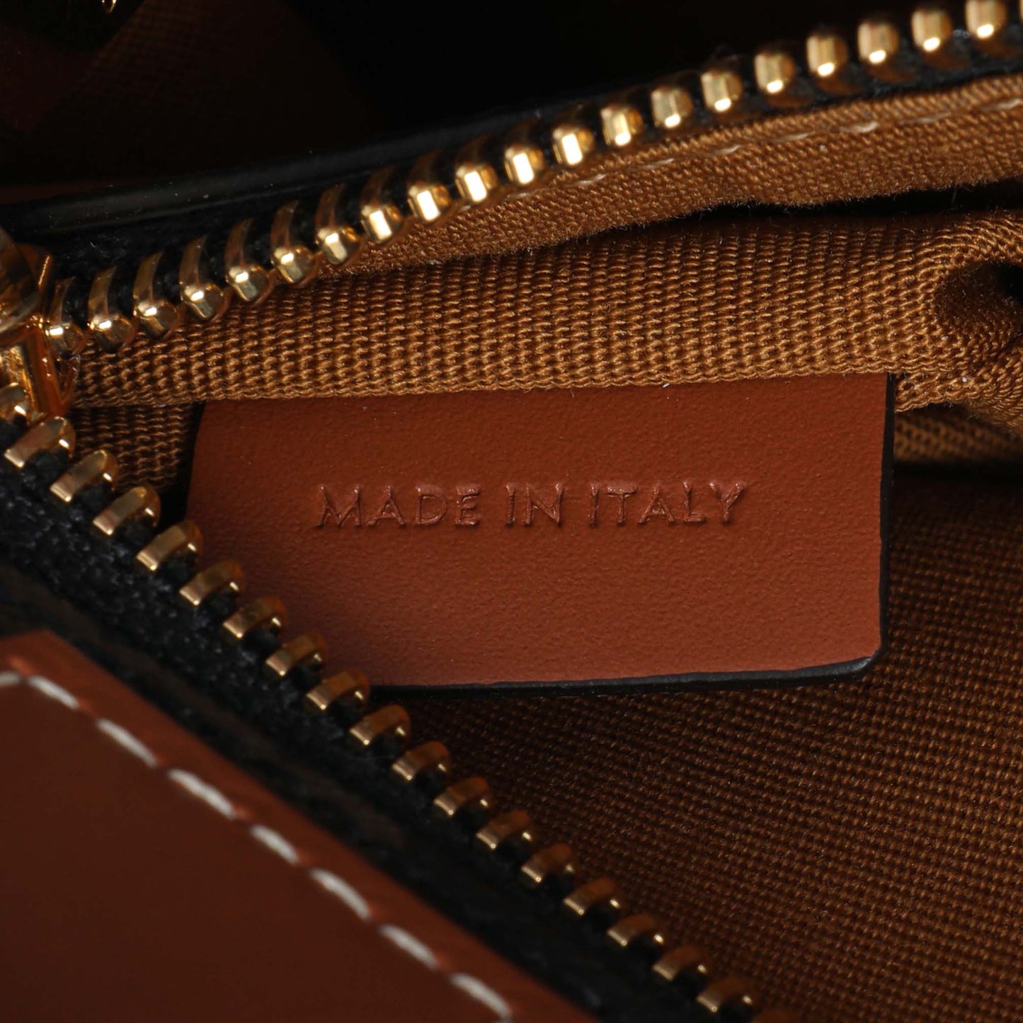 Exclusive Celine Triomphe Canvas Calfskin Small Vertical Cabas — Detail View