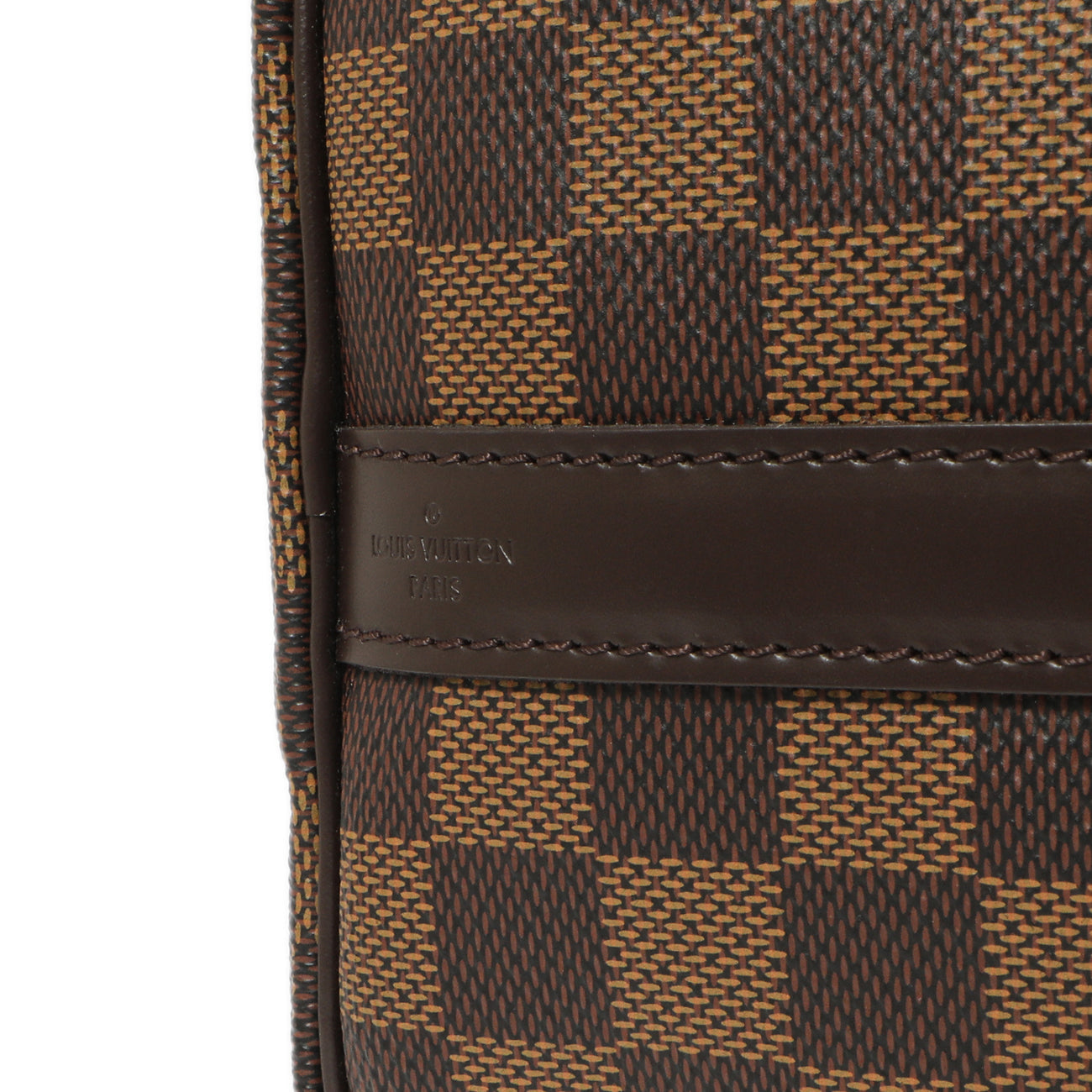 Exclusive Louis Vuitton Damier Ebene Speedy Bandouliere 25 — Alternate View 9
