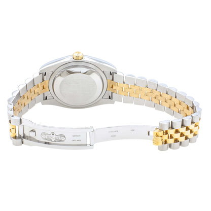 Exclusive Rolex 18K Yellow Gold Stainless Steel Datejust 36 116233 — Back View