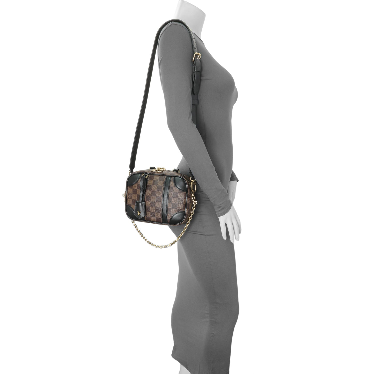 Exclusive Louis Vuitton Damier Ebene Valisette Souple BB — Lifestyle View