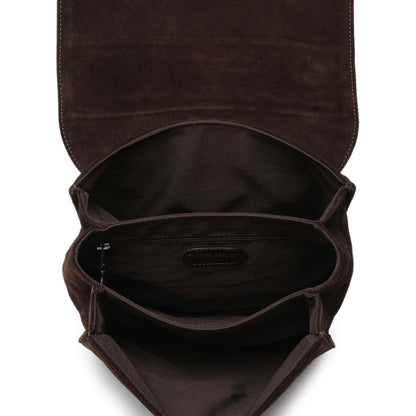 Exclusive Chanel Brown Suede CC Backpack — Alternate View 8