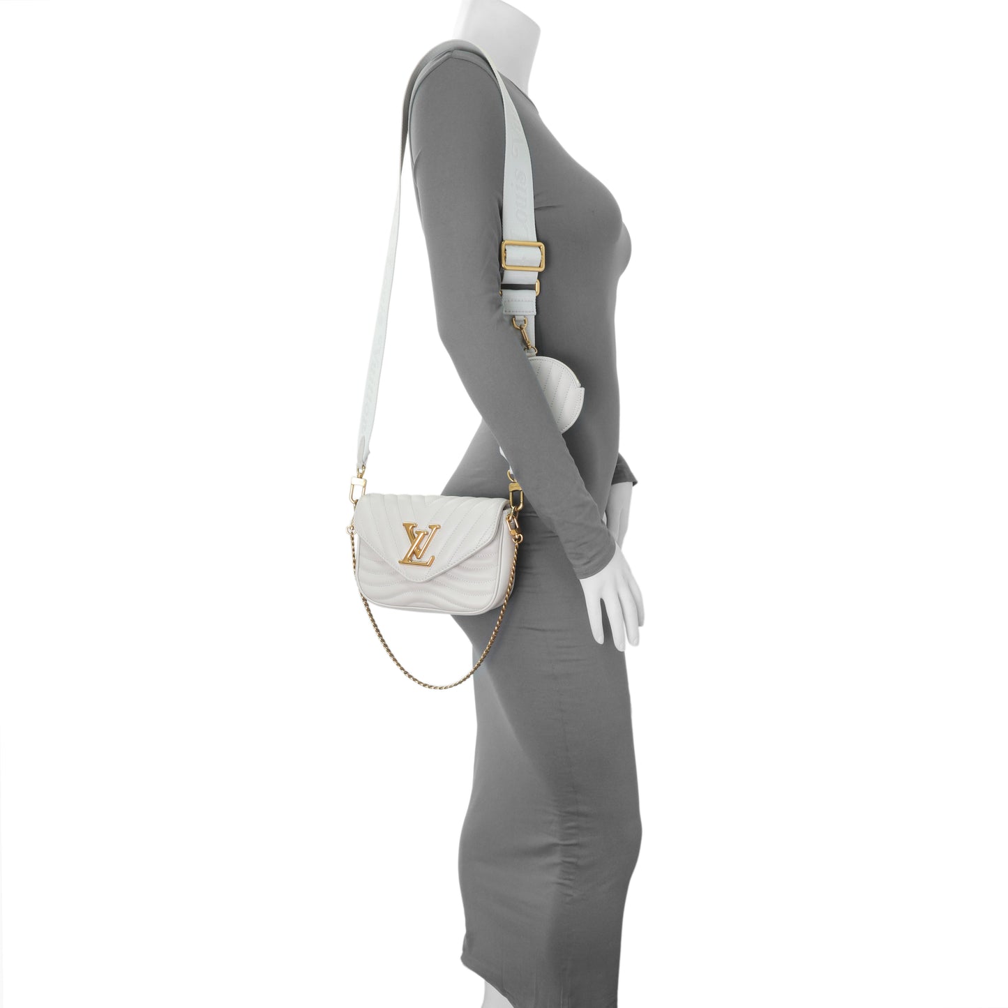 Exclusive Louis Vuitton Brume Calfskin New Wave Multi Pochette — Alternate View 14
