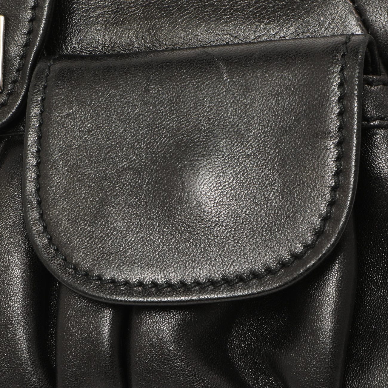 Exclusive Salvatore Ferragamo Black Calfskin Gancini Bag — Alternate View 11