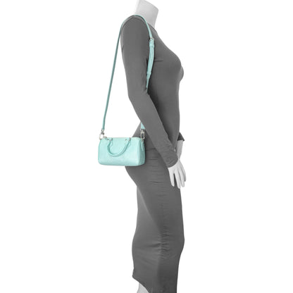 Exclusive Louis Vuitton Pearly Lagoon Turquoise Empreinte Monogram Nano Speedy — Alternate View 9