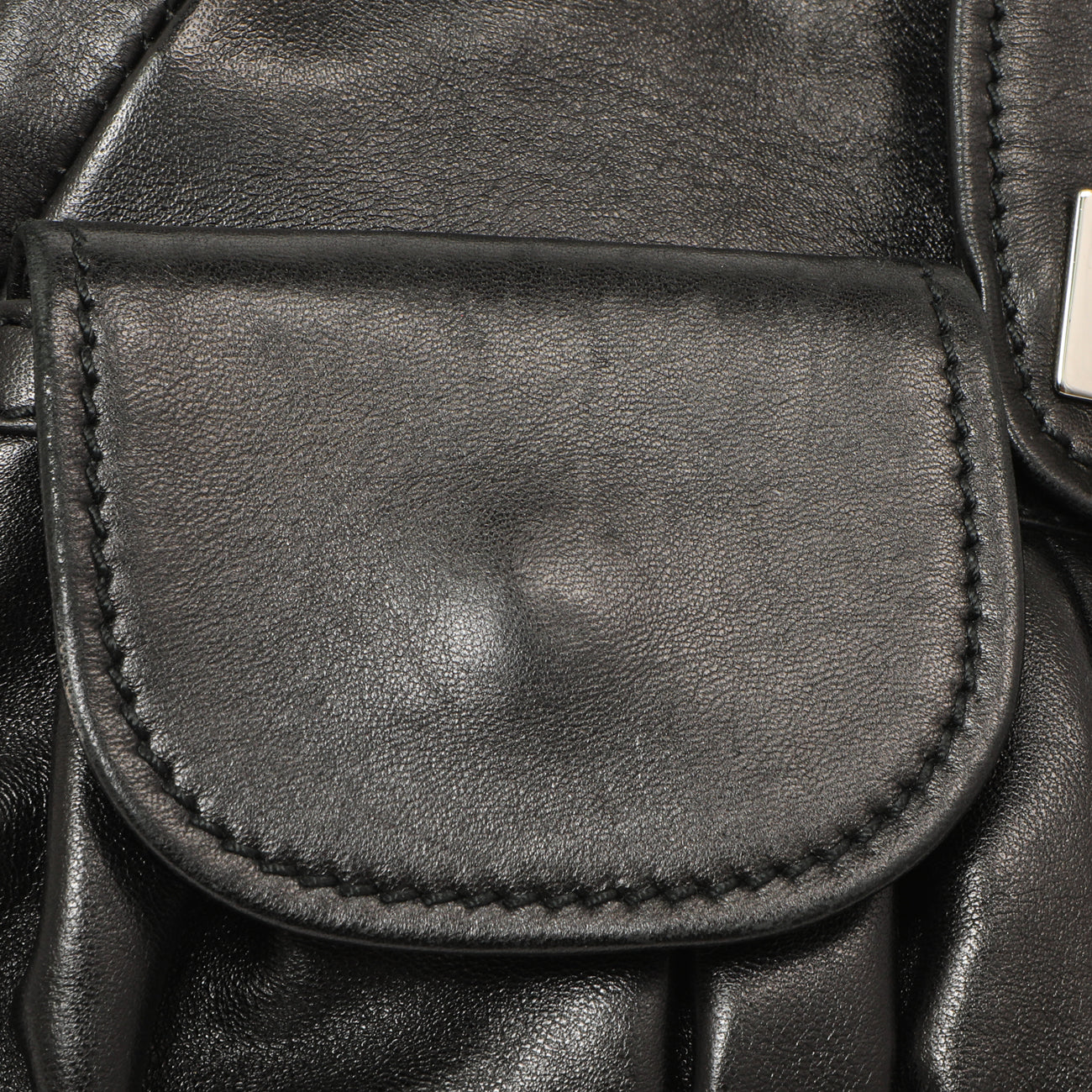 Exclusive Salvatore Ferragamo Black Calfskin Gancini Bag — Alternate View 12