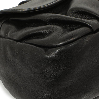 Exclusive Salvatore Ferragamo Black Calfskin Gancini Bag — Alternate View 7