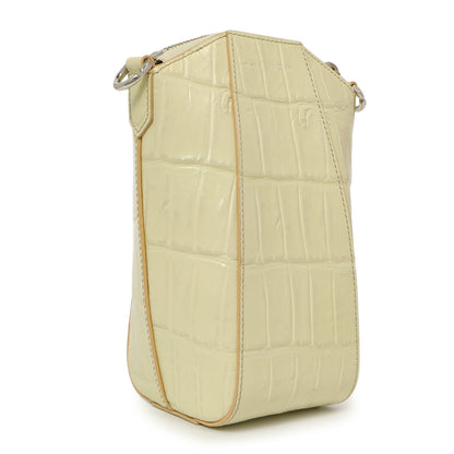 Exclusive Givenchy Crocodile Embossed Mini Vertical Antigona — Back View