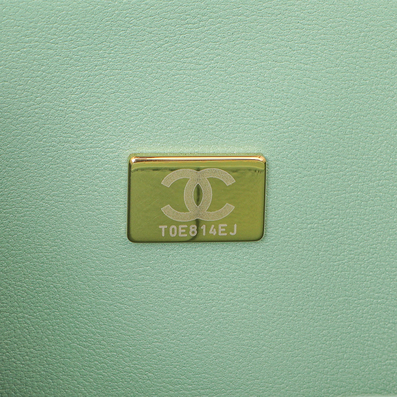 Exclusive Chanel Green Quilted Caviar Small Classic Double Flap — Alternate View 7
