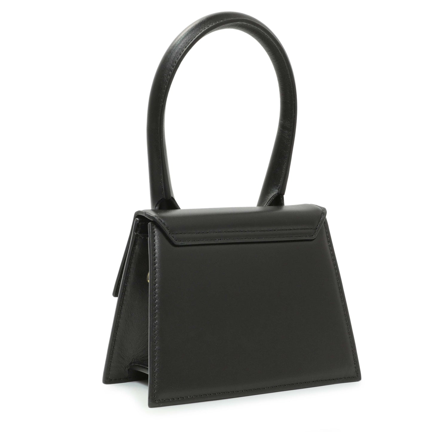 Exclusive Jacquemus Black Smooth Calfskin Le Chiquito Moyen — Side View