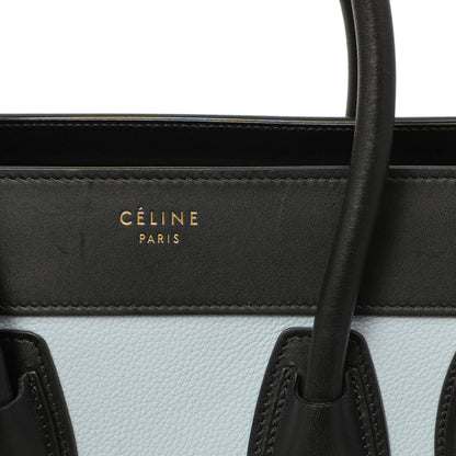 Exclusive Celine Tricolor Calfskin Micro Luggage Tote — Alternate View 9