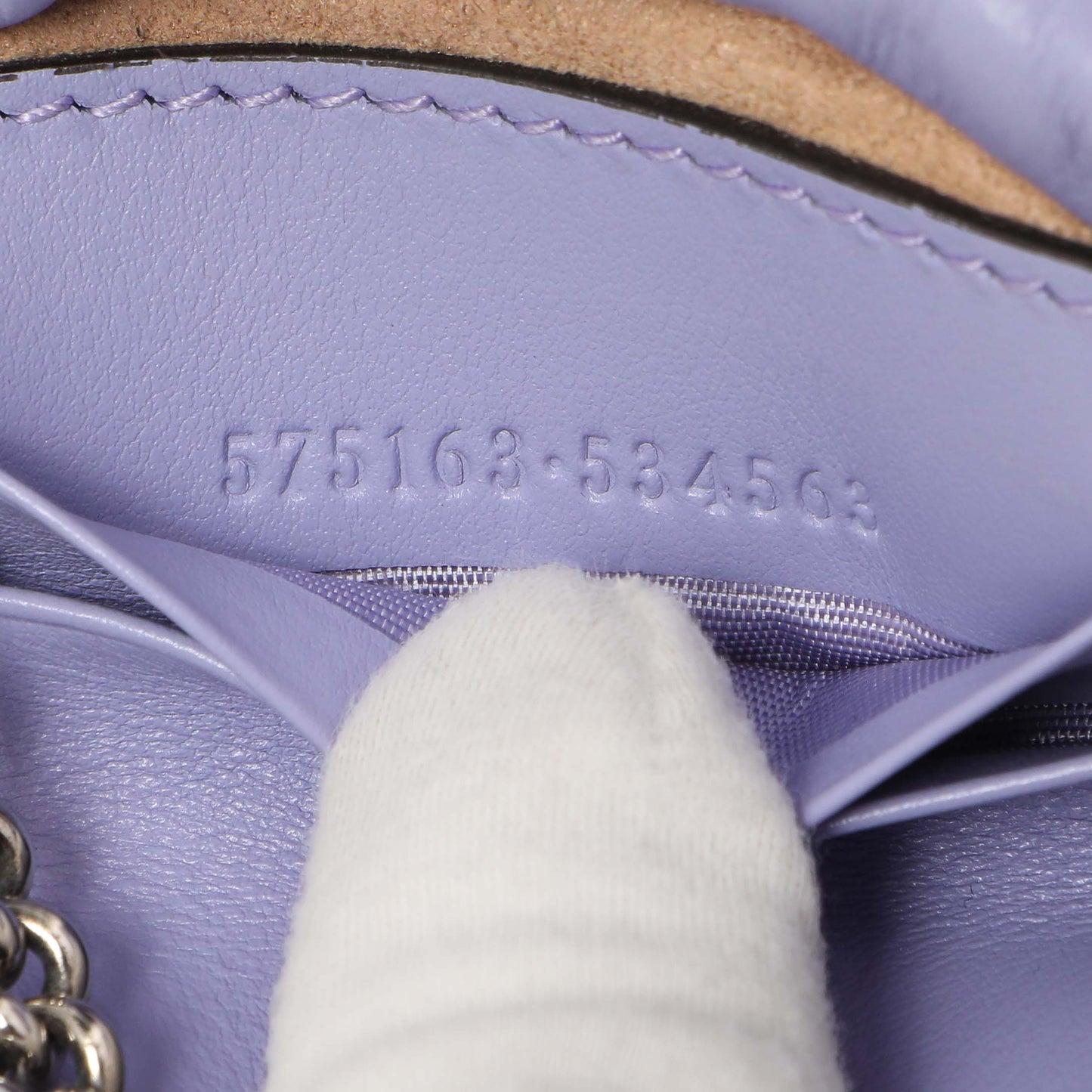 Exclusive Gucci Lapis Calfskin Matelasse Mini GG Marmont Bucket — Alternate View 7