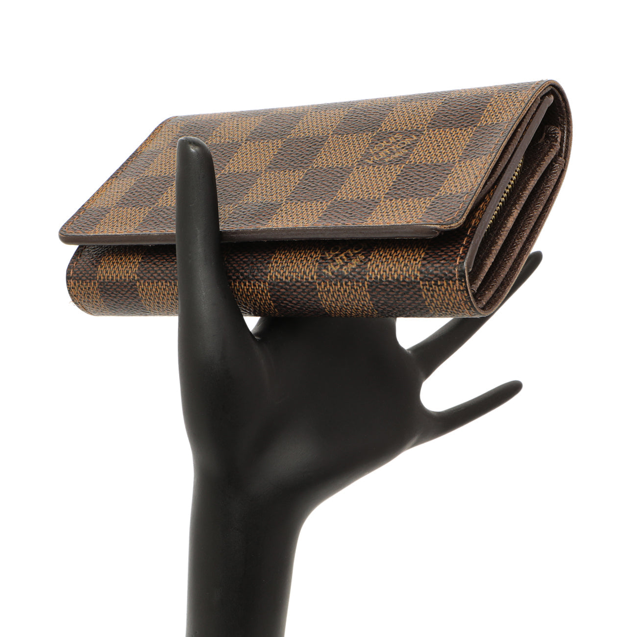 Exclusive Louis Vuitton Damier Ebene Porte-Monnaie Billets Tresor Wallet — Alternate View 15