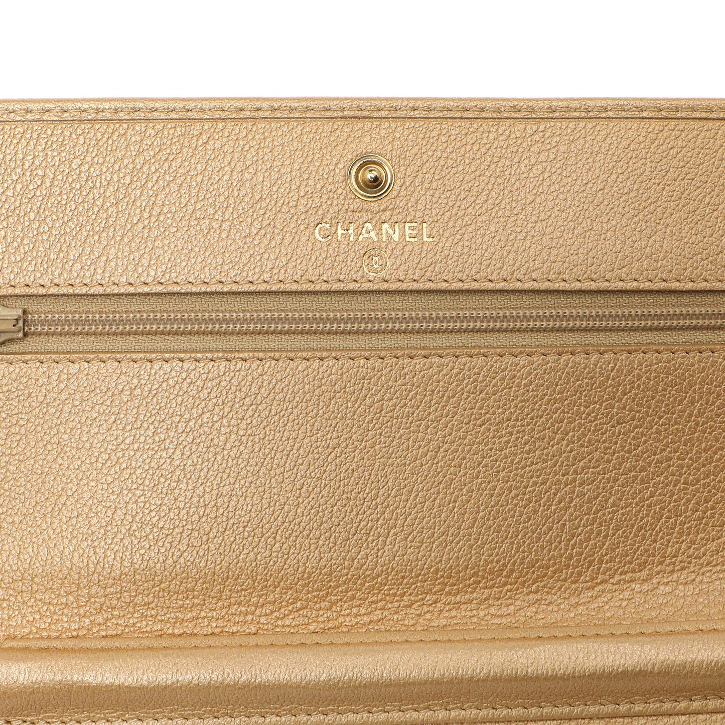 Exclusive Chanel Calfskin Camellia Wallet on Chain — Detail View