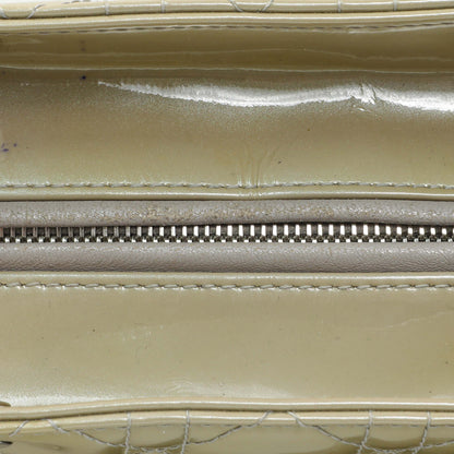 Exclusive Christian Dior Metallic Grey Patent Cannage Medium Lady Dior — Alternate View 12