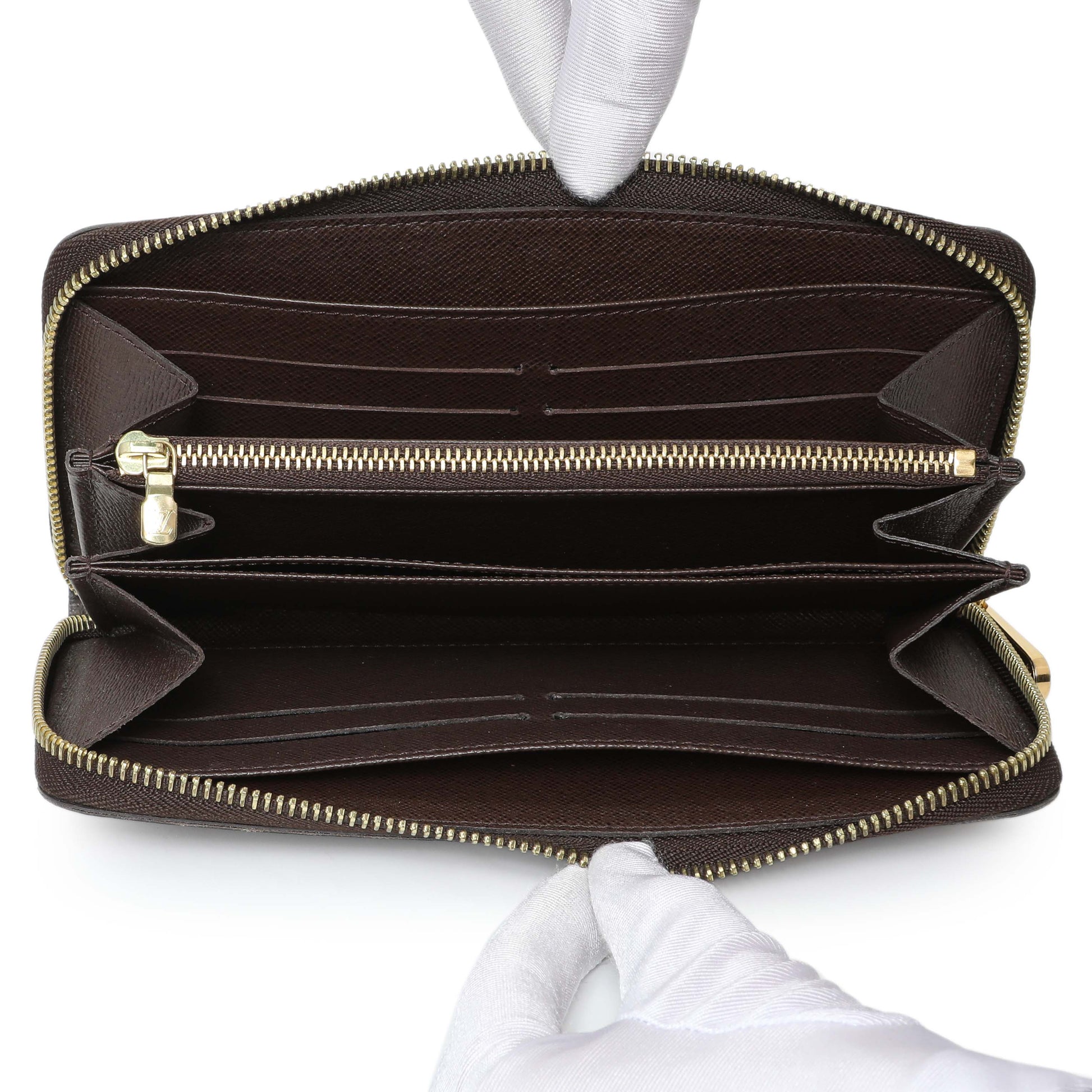 Exclusive Louis Vuitton Damier Ebene Zippy Long Wallet — Alternate View 8