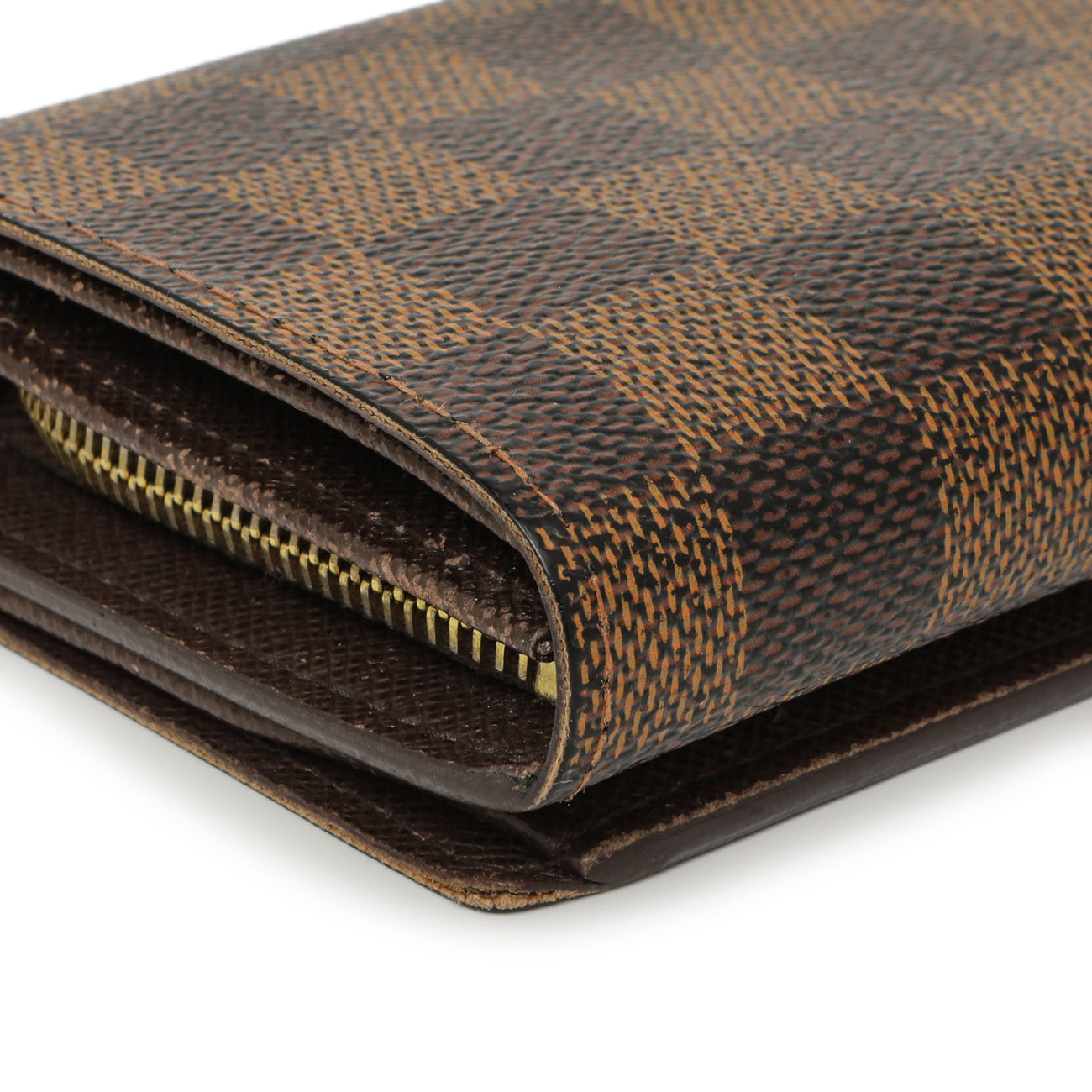 Exclusive Louis Vuitton Damier Ebene Porte-Monnaie Billets Tresor Wallet — Alternate View 8