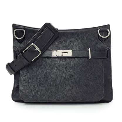 Exclusive Hermes Bleu Nuit Clemence Jypsiere 34 — Front View